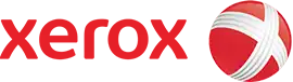 xerox logo in red